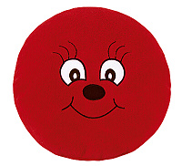 Polštářek Kulička průměr 35 cm červená