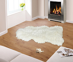 Evropské meríno - koberec kožešina délka cca 110-120 cm přírodní