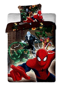 Povlečení Spiderman brown 140x200,70x90 cm - zobrazit detaily