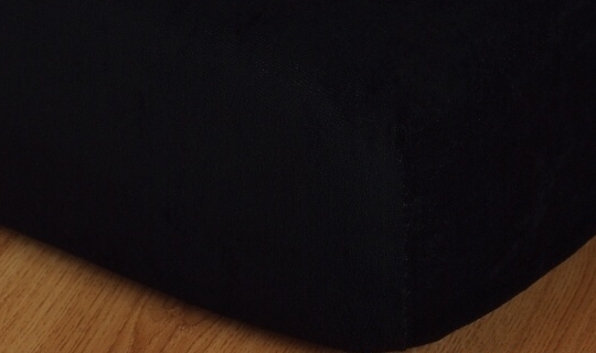 Prostěradlo froté na masážní lůžko 60x190 cm černá