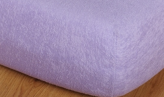 Prostěradlo froté na masážní lůžko 60x190 cm fialová
