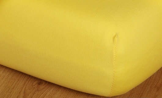 Prostěradlo jersey vysoká matrace 100x220 tmavě žlutá