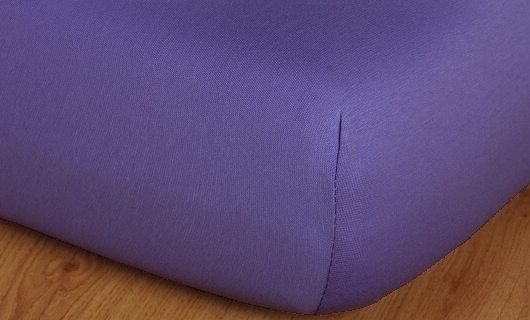 Prostěradlo jersey vysoká matrace 180x220 purpurová