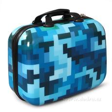 Kufr prun vt blue tetris 37 x 17 x 30 cm  - zobrazit detaily