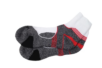 Ponožky CoolMax funkční sportovní velikost 37-41 bílo-šedo-červené - zobrazit detaily