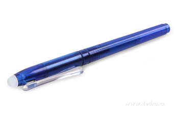 GUMOVATELNÉ kuličkové pero modré  - zobrazit detaily
