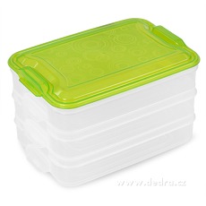 Trojobal 3x 800 ml box na potraviny zelený  - zobrazit detaily