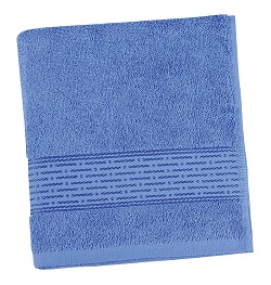 Froté ručník proužek 50x100 cm modrá