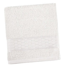 Froté ručník proužek 50x100 cm bílá