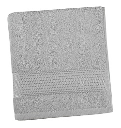 Froté ručník proužek 50x100 cm šedá