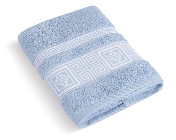 Froté ručník Řecká kolekce 50x100 cm sv.modrá