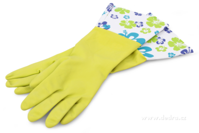 FLOWER dlouhé úklidové rukavice  - zobrazit detaily