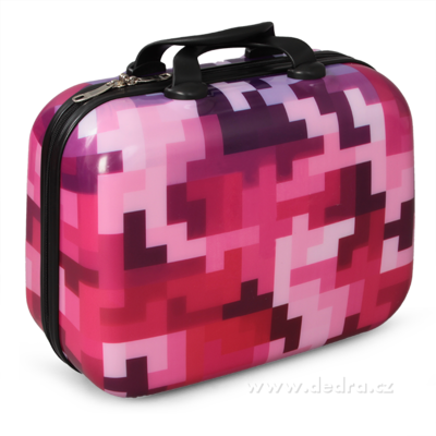 Kufr příruční menší pink tetris 32 x 14 x 24 cm  - zobrazit detaily