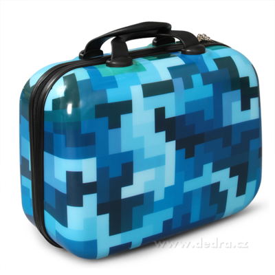 Kufr příruční menší blue tetris 32 x 14 x 24 cm  - zobrazit detaily