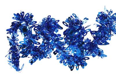 Modrý řetěz na vánoční dekorace  - zobrazit detaily