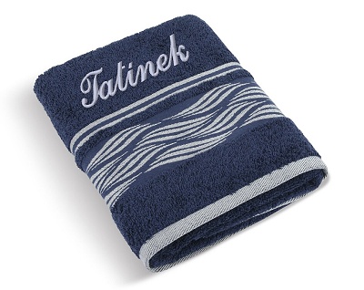 Froté ručník Tatínek 50x100 cm modrá