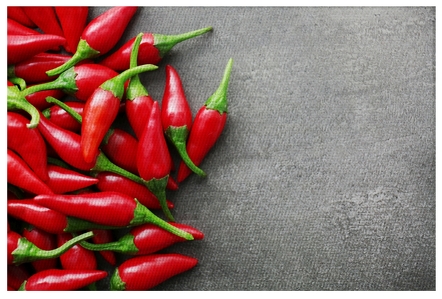 DESIGNOVÉ PROSTÍRÁNÍ omyvatelné s foto potiskem  chilli  - zobrazit detaily