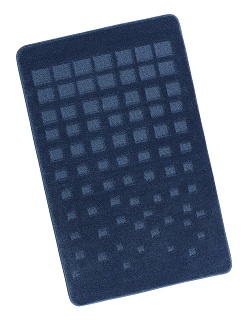 Koupelnová předložka Standard 60x100 cm modrá dlaždice
