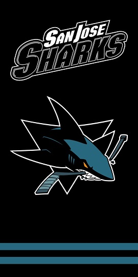 Osuška NHL San Jose Sharks 70x140 cm - zobrazit detaily