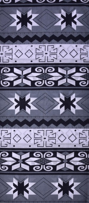 Multifunkční šátek černo bílé vzory - zobrazit detaily