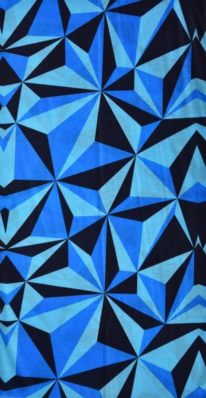 Multifunkční šátek modré origami - zobrazit detaily