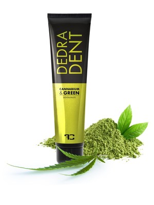 DEDRA DENT bylinná přírodní zubní pasta CANNABIUM  GREEN s konopným olejem, zel 100 ml - zobrazit detaily