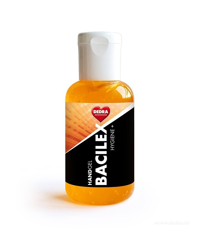 BACILEX čisticí gel na ruce s vysokým obsahem alkoholu 50 ml  <br>19 Kč/1 ks