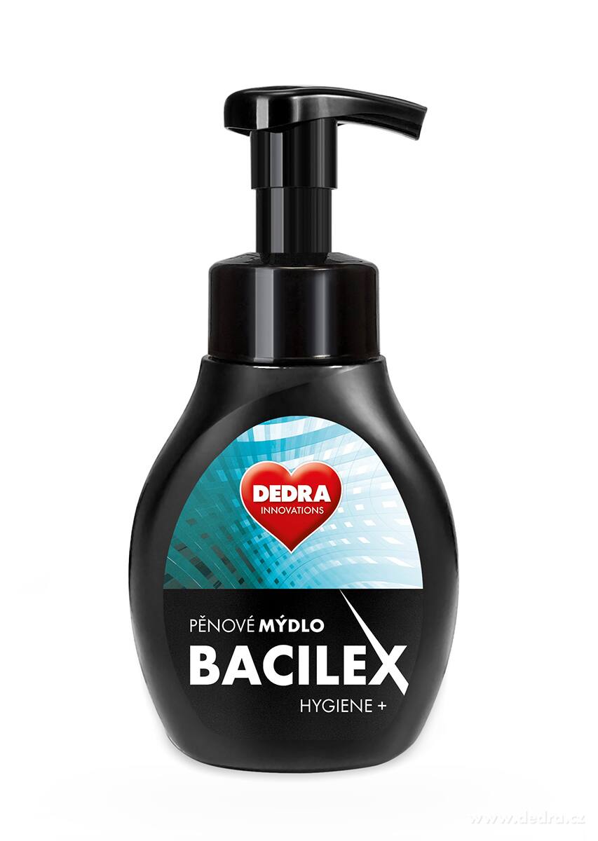 Pěnové mýdlo s antibakteriální přísadou BACILEX HYGIENE+ 300 ml  <br>129 Kč/1 ks