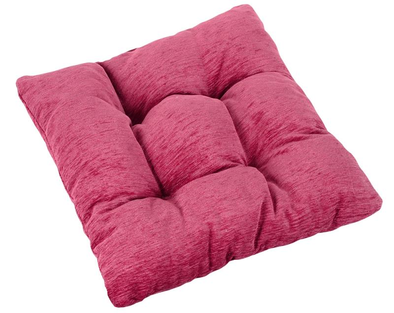 Sedák Žaneta prošívaný 40x40 cm růžový