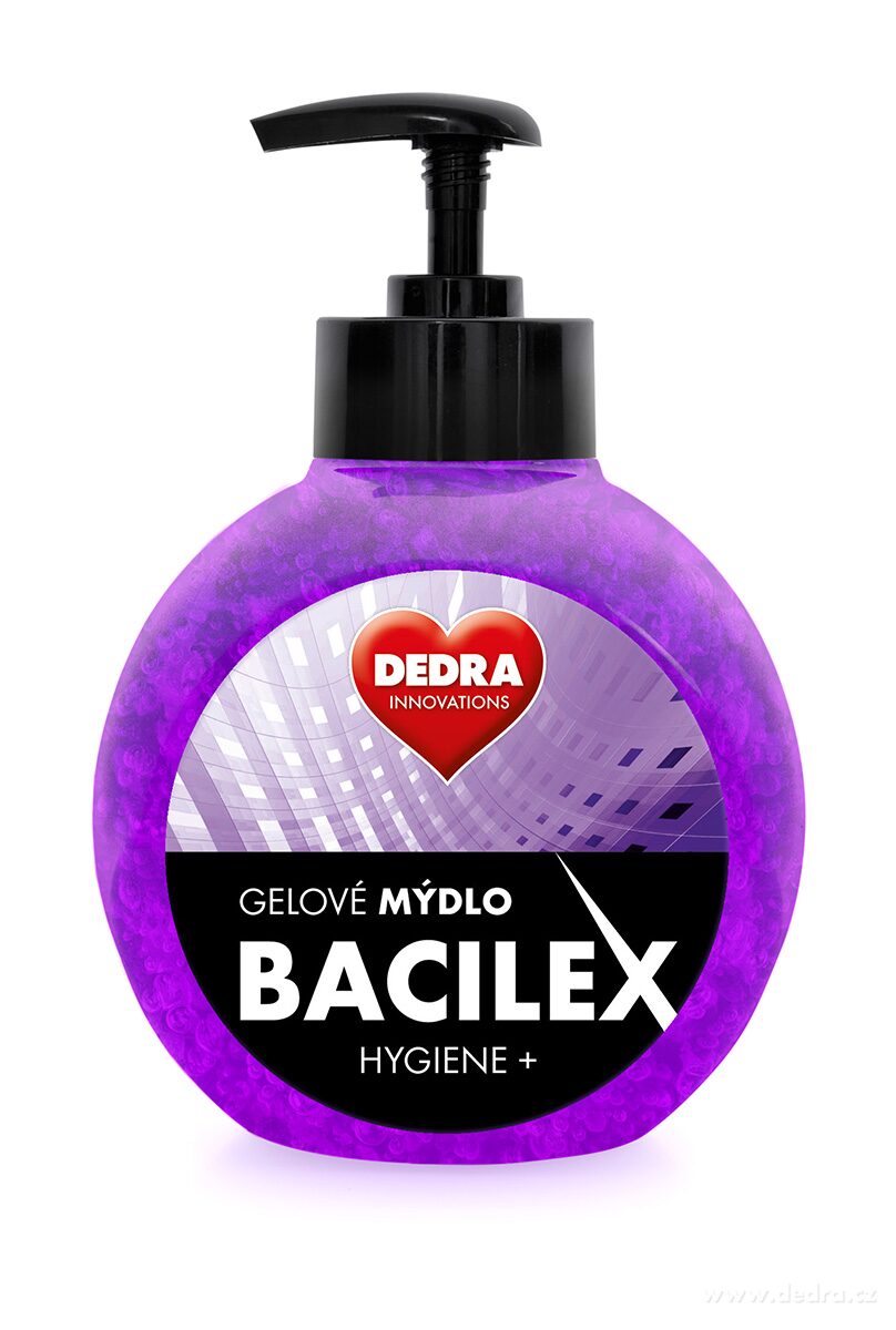 Gelové mýdlo s antimikrobiální přísadou, 500 ml, BACILEX 500 ml