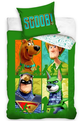 Povlečení Scooby Doo Zelená Čtyřka 70x90, 140x200 cm