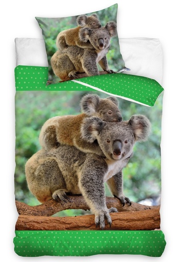 Bavlněné povlečení Medvídek Koala 140x200,70x90 cm 