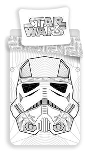 Povlečení bavlna Star Wars White 70x90, 140x200 cm - zobrazit detaily