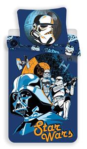 Povlečení bavlna Star Wars blue 70x90, 140x200 cm 