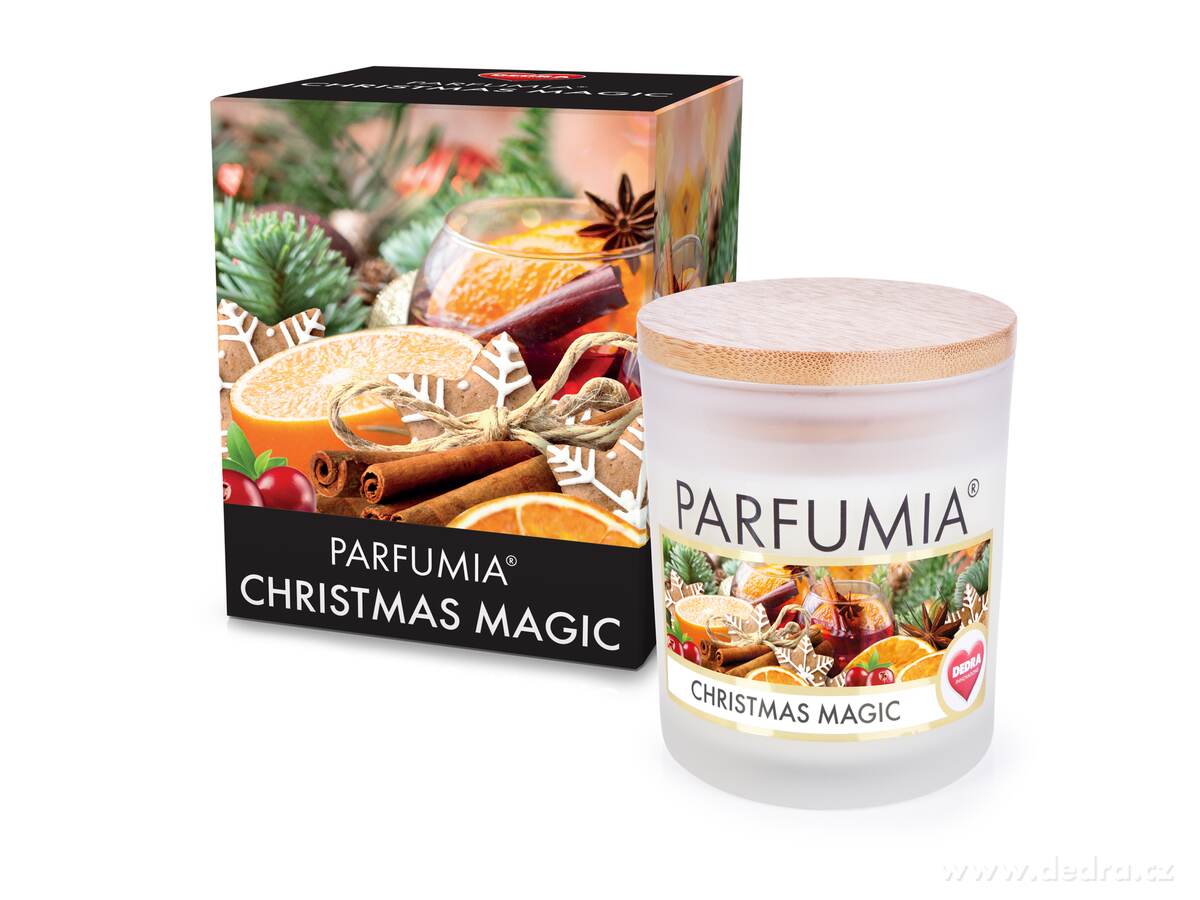 Sójová vonná EKO svíce PARFUMIA vánoční CHRISTMAS MAGIC 250 ml - zobrazit detaily