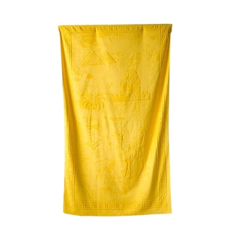 Plážová osuška Riviera 104x180 cm žlutá