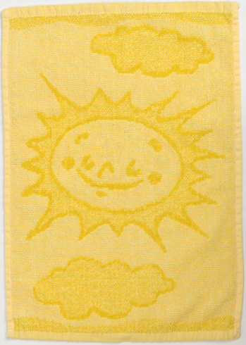 Dětský ručník Sun yellow 30x50 cm žlutá