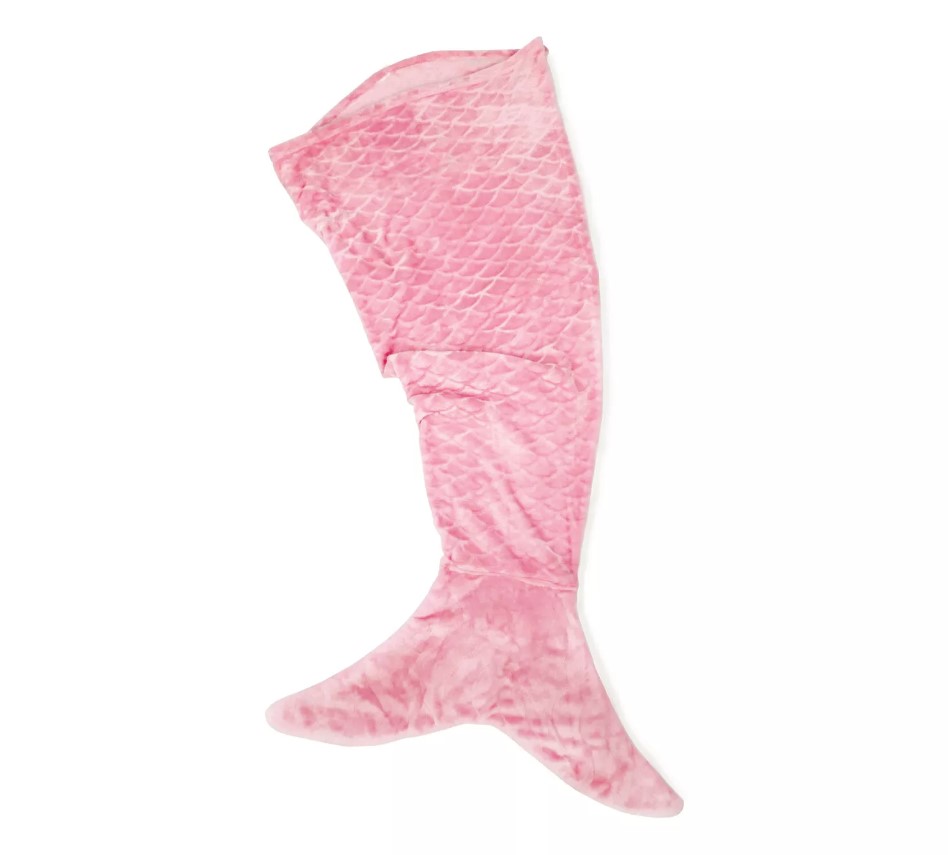 Deka Mořská panna 70x140 cm růžová