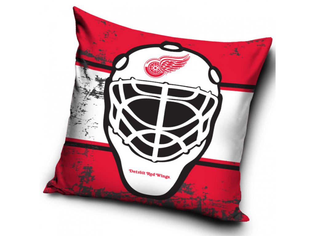 Polštářek NHL Detroit Red Wings Maska 40x40 cm - zobrazit detaily