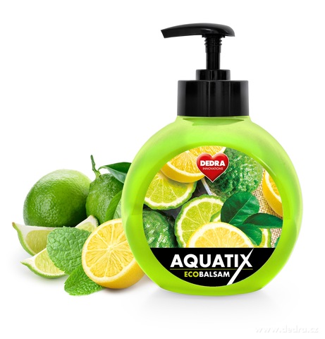 EKO koncentrt na run myt ndob, ECOBALSAM AQUATIX bergamot  lemon 500 ml