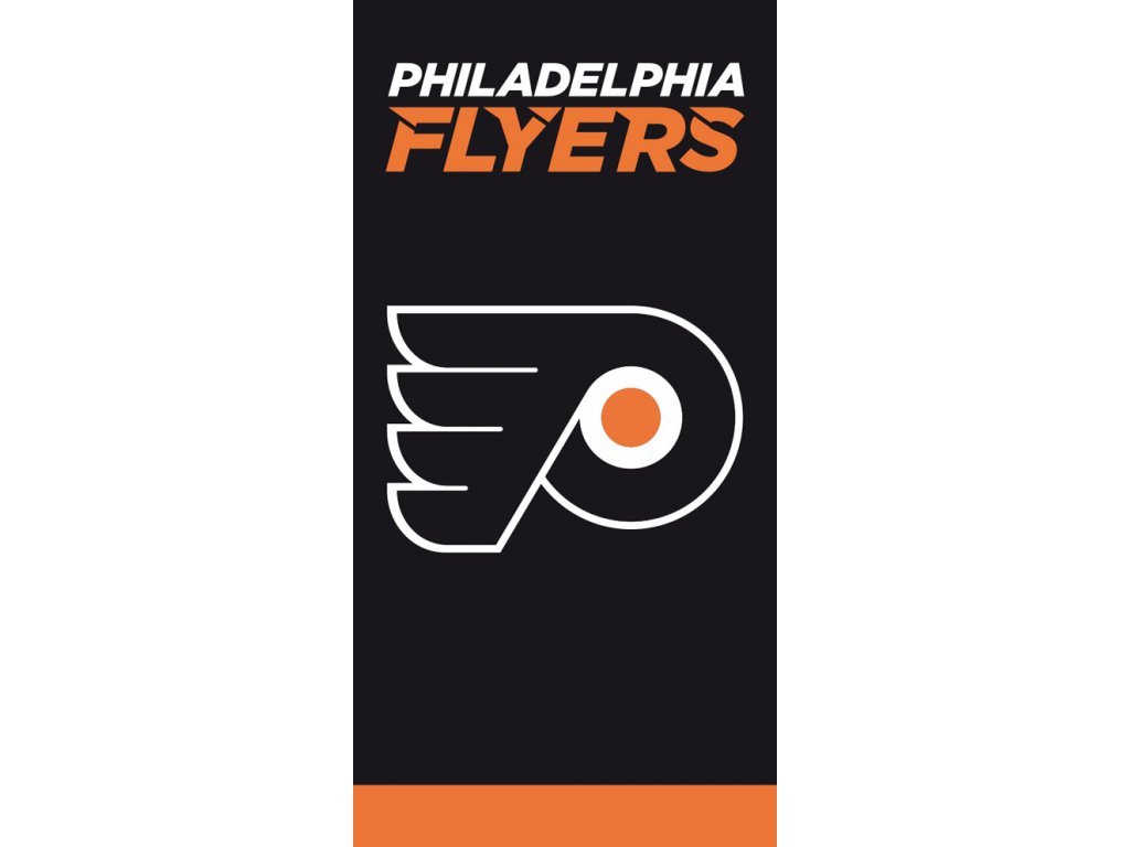Osuška NHL Philadelphia Flyers Black 70x140 cm - zobrazit detaily