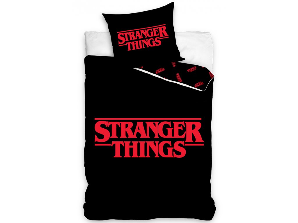 Povleen Stranger Things Black 70x90,140x200 cm - zobrazit detaily