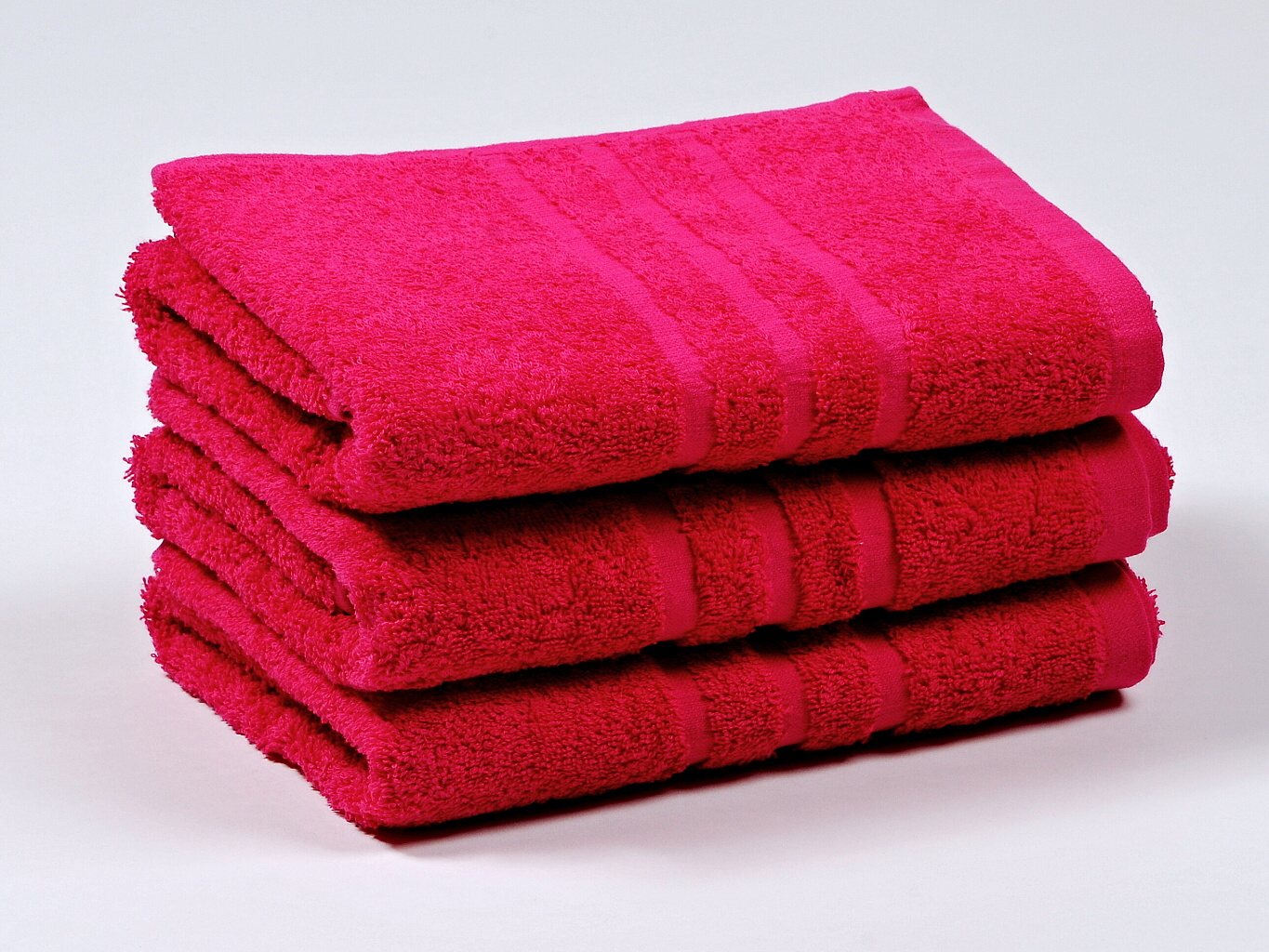 Froté ručník Klasik sytě růžový